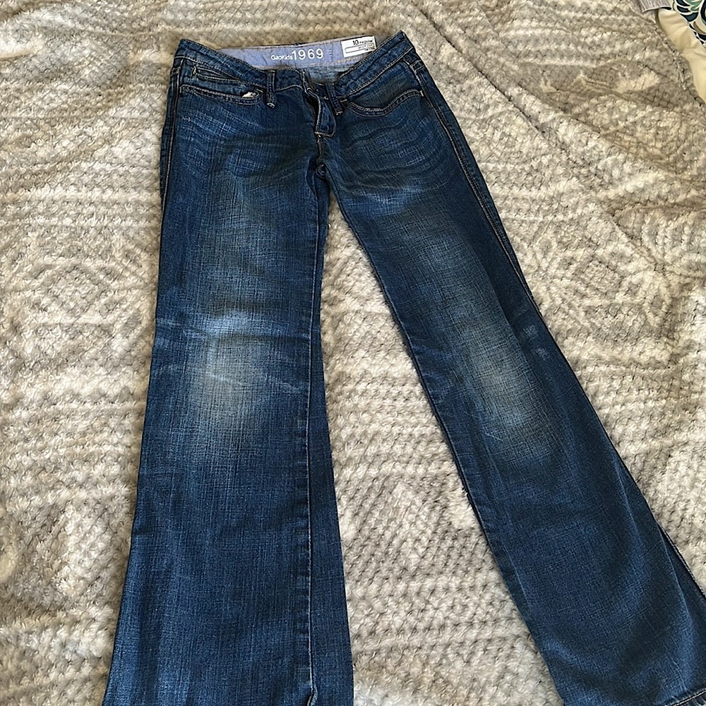 Gap kids girls 10 regular boot cut jeans like new